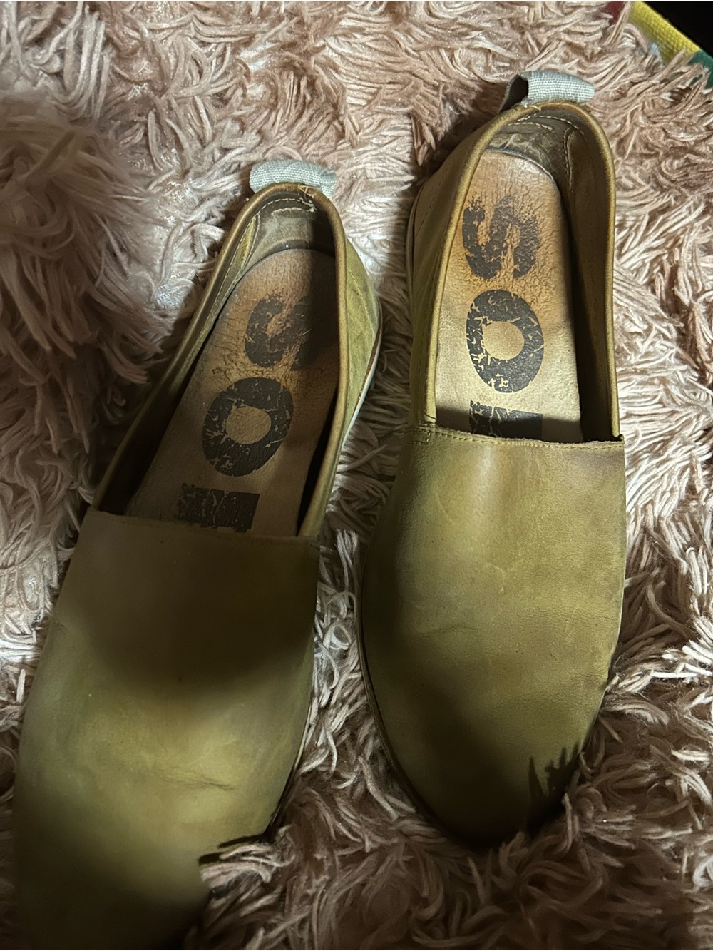 Sorel Tan Slip-On Women’s Flats